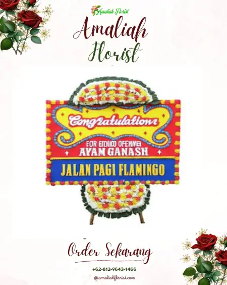 Sewa Papan Bunga Tembarak